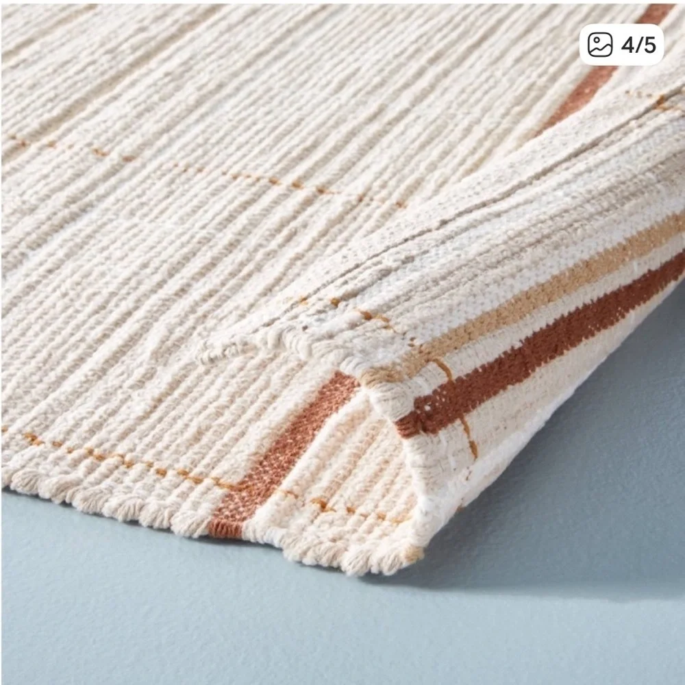 HEARTH & HAND SMALL RUG scatter Strip NWT  brand new